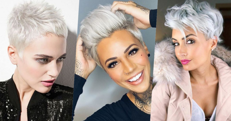 11x Die besten Kurzhaarfrisuren für Platinblond