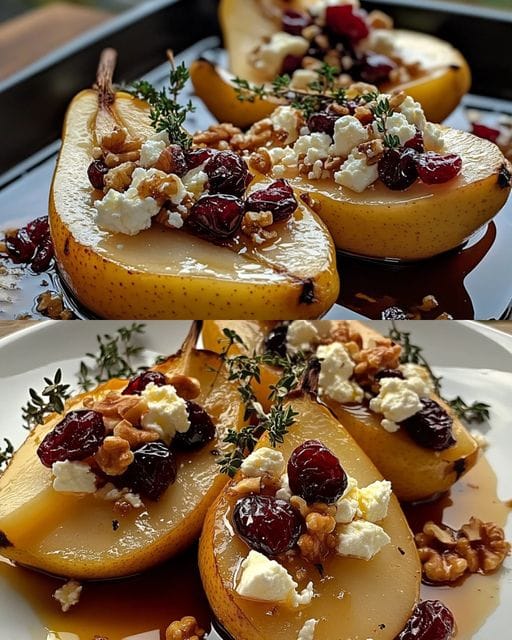 Gebackene Birnen mit Feta: Ein himmlischer Herbstgenuss