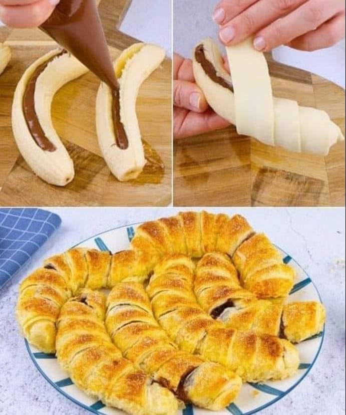 Bananen-Schoko-Traum im Blätterteig: Ein Rezept für Naschkatzen