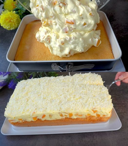 Nie wieder normaler Kuchen: Fantakuchen mit Mandarinen und Paradiescreme – Ein Traum für Zungen und Augen!