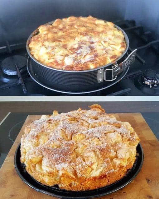 Mehr Apfel als Teig ich konnte es immer essen Ultrasaftiger Apfelkuchen