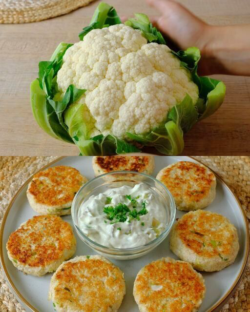 Blumenkohl Frikadellen