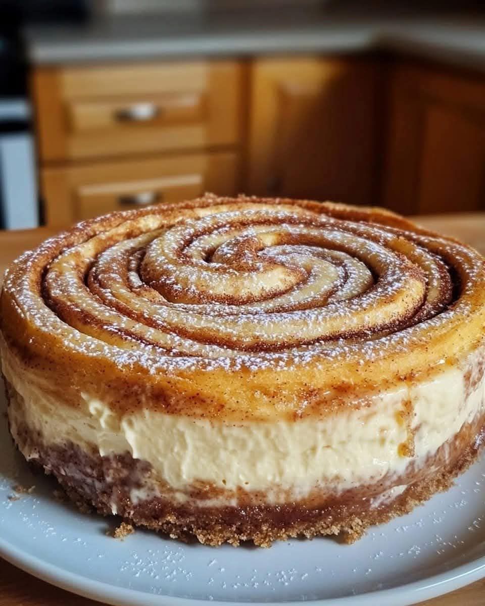 Zimtschnecken Käsekuchenin Paar Minuten zubereitet