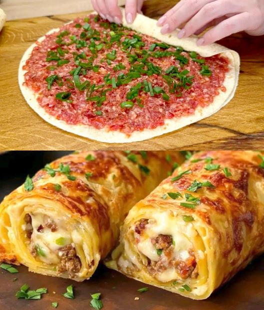 Knusprig Überbackene Hackfleisch-Wraps – So hast du Tortillas noch nie genossen!