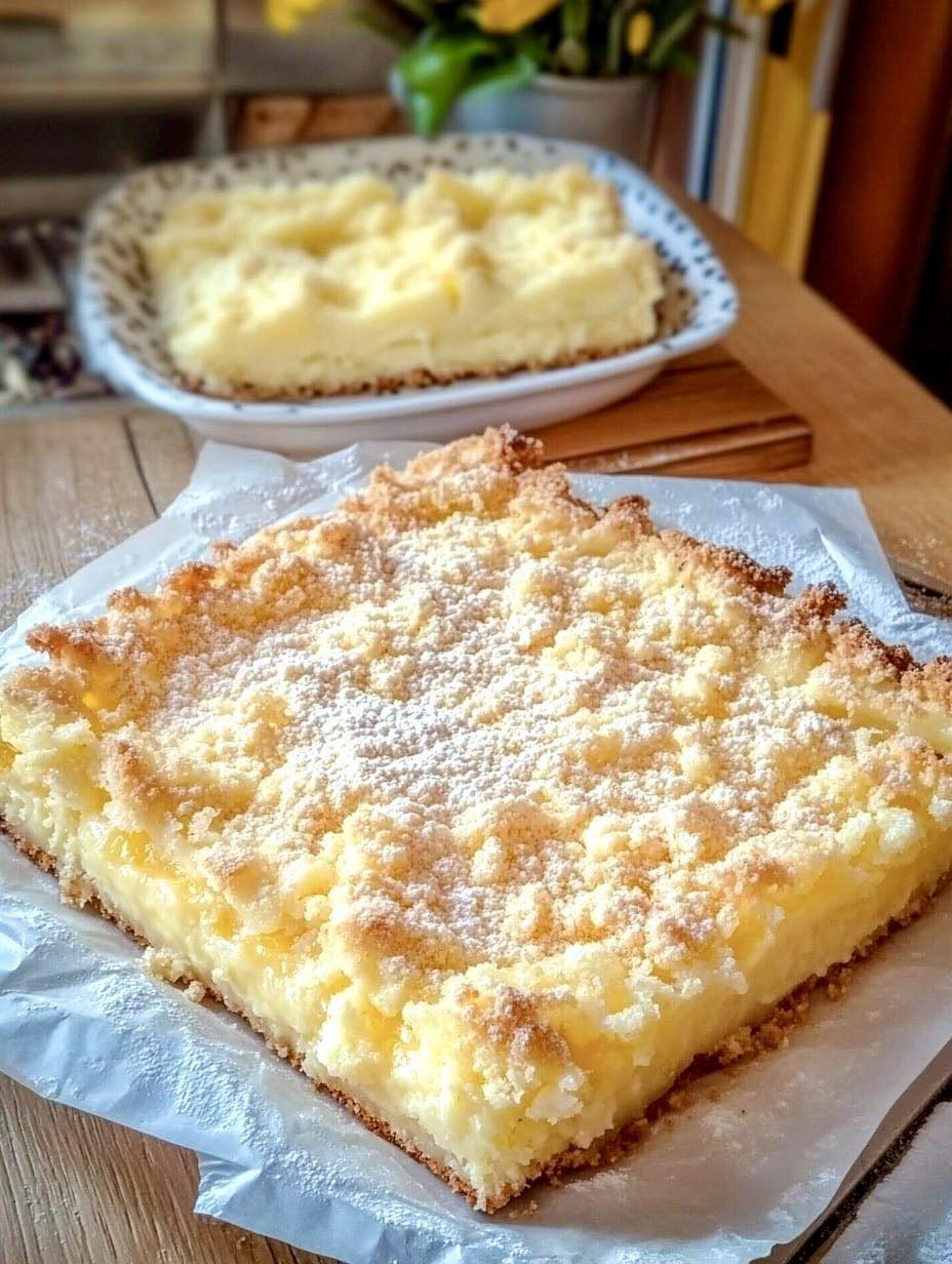 Omas Lieblingskuchen neu gebacken! 😍 Vanillepudding-Streuselkuchen vom Blech – so cremig, so knusprig, so gut!