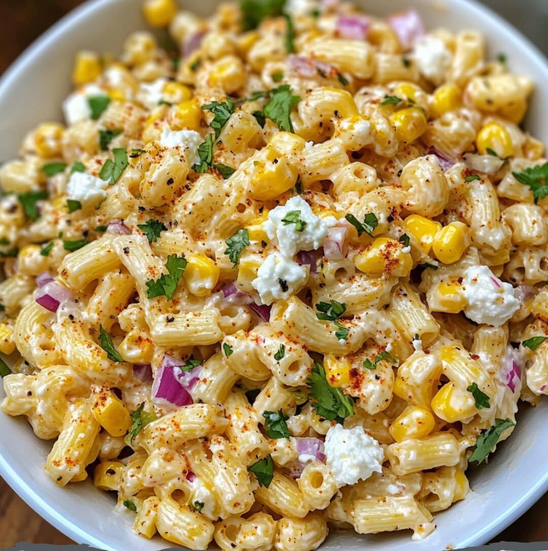 Mexikanischer Straßenmais-Pasta-Salat