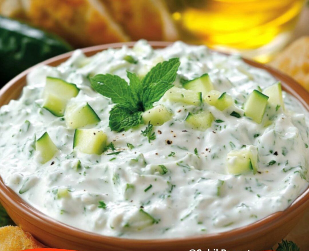🥒 Tzatziki wie beim Griechen – Frisch, cremig & in 5 Minuten zubereitet!
