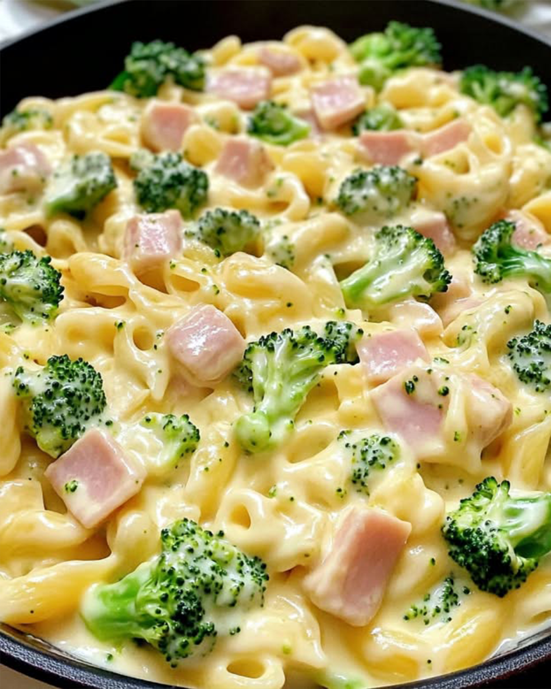 🍝 Cremige Brokkoli-Schinken-Pasta – Ein cremiges Pasta-Genuss!