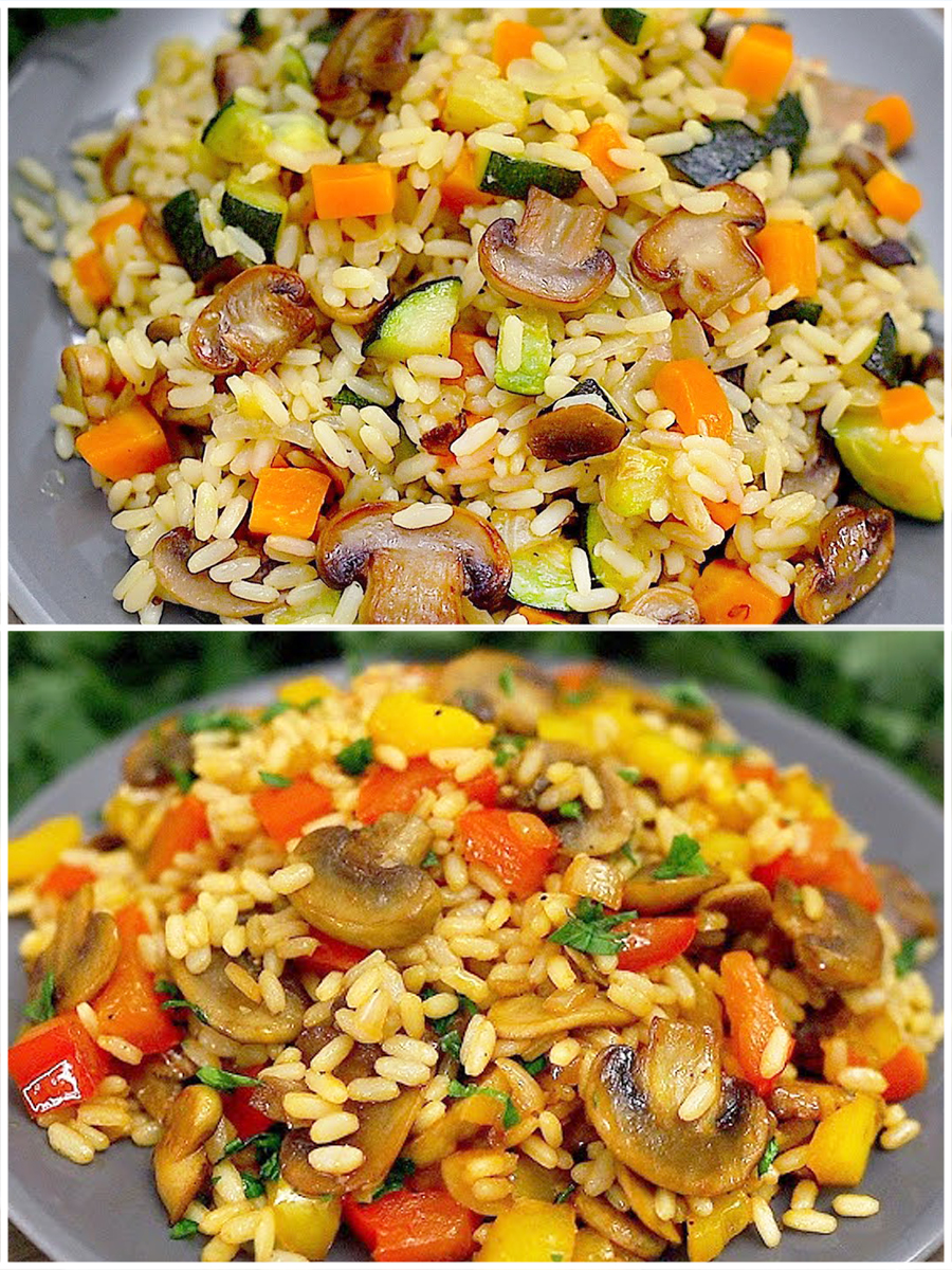 🥘🍚 Cremige Hähnchenpfanne mit Reis – Schnell, einfach und unwiderstehlich lecker!