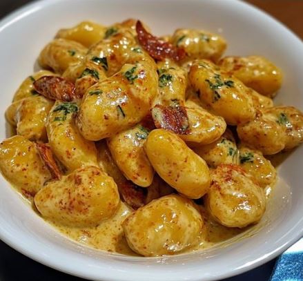 🥔 Gnocchi mit Paprikarahmsauce – Cremig, herzhaft und unwiderstehlich! 🌶️