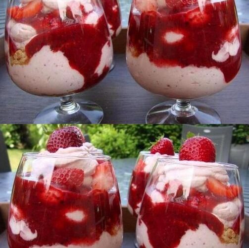 Das beste Dessert aller Zeiten – Erdbeer Quarkdessert