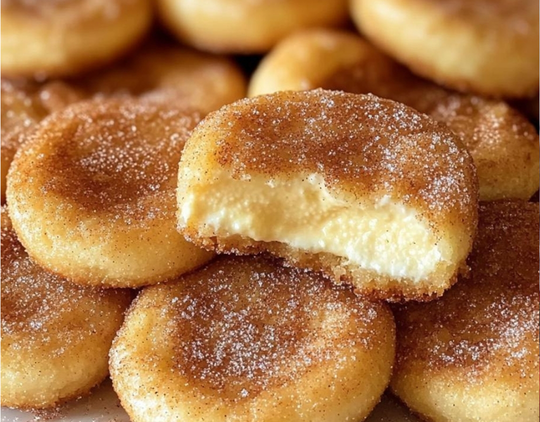 🍪 Käsekuchen-gefüllte Churro-Kekse 🍰