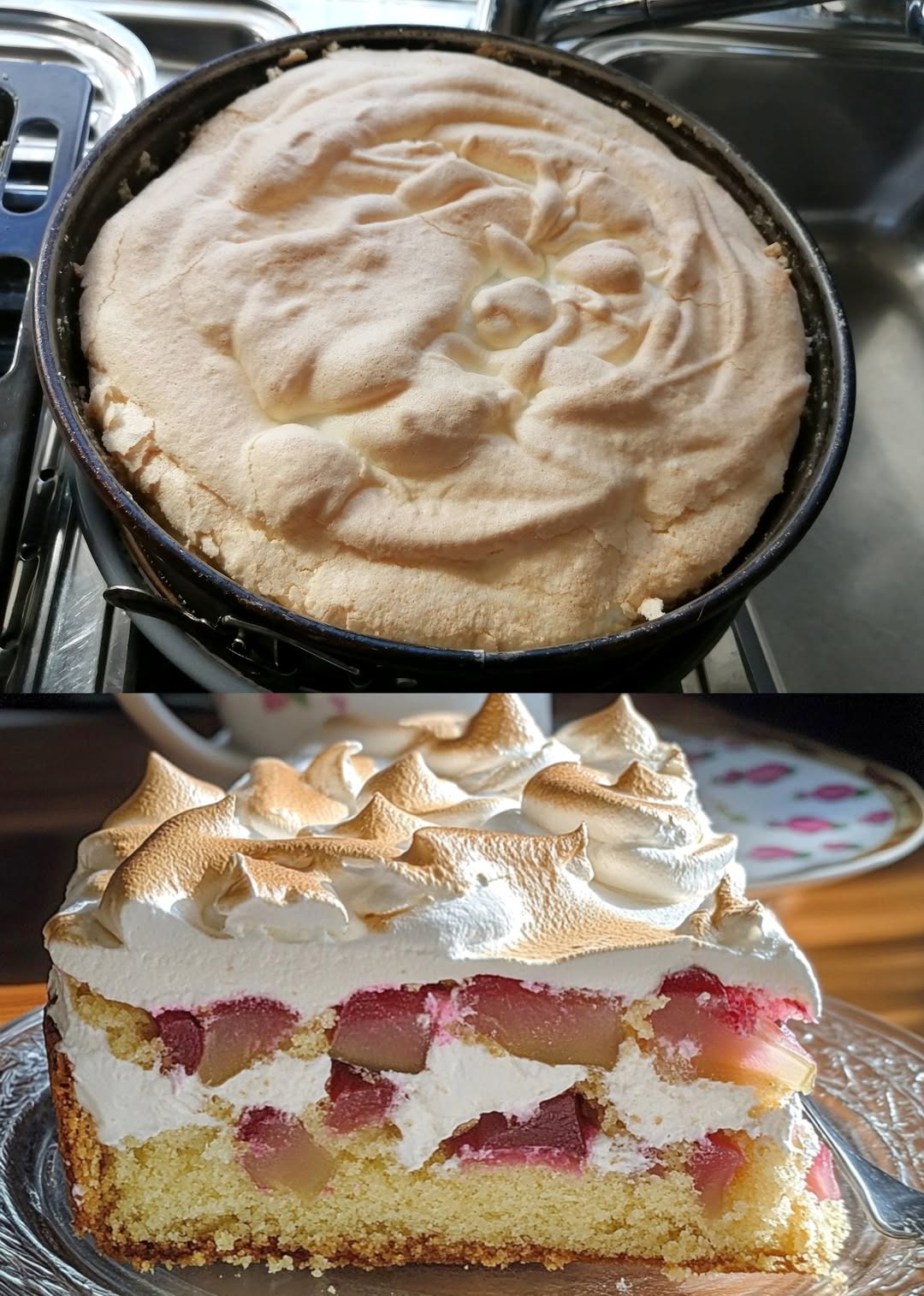 So gelingt er auch Dir – Beste Rhabarber-Baiser-Torte aller Zeiten!