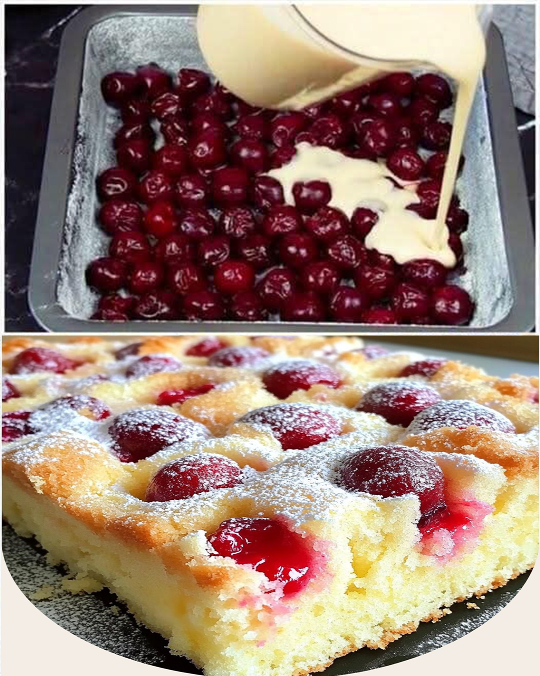 ✅ Quark-Rührteig mit Kirschen – ein perfekter Alltagskuchen