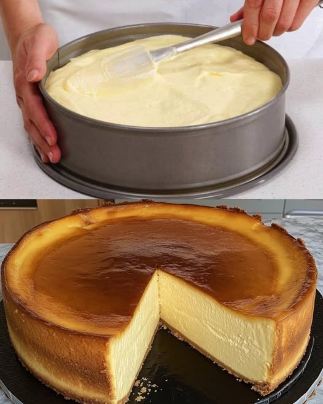 🍰 Schneller Käsekuchen ohne Boden