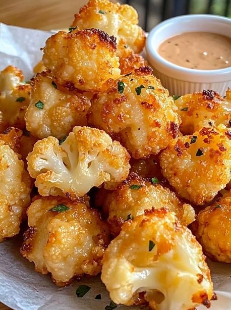 💛 Käseblumenkohl aus dem Ofen – Einfach, knusprig & voller Geschmack!