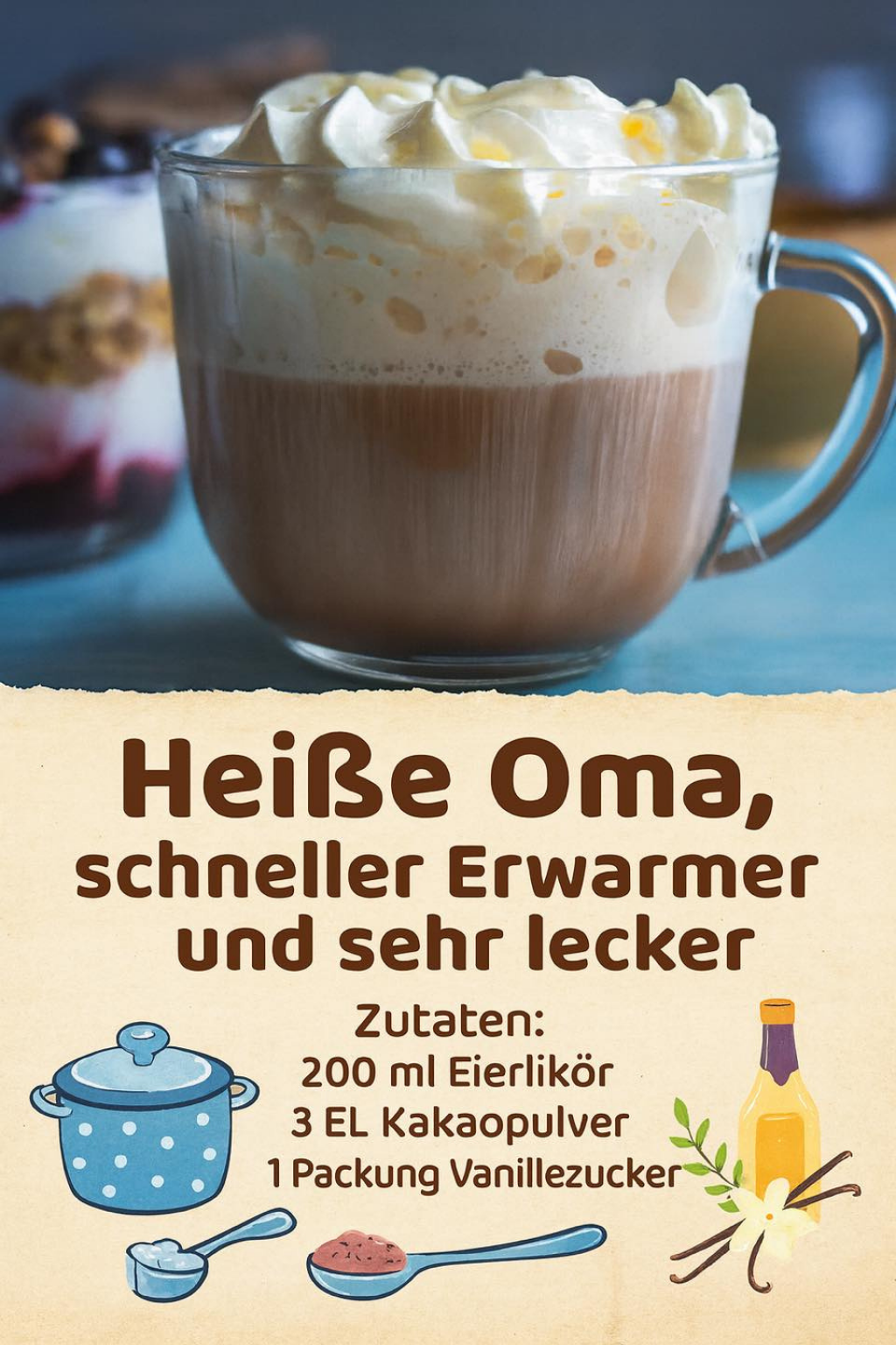 Heiße Oma, schneller Erwärmer und sehr lecker!