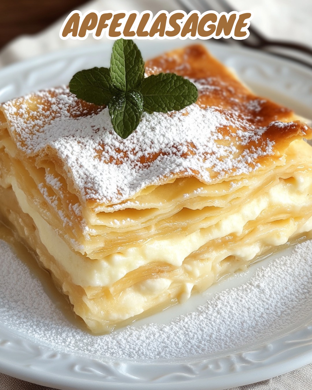 🍏 Apfellasagne – Fruchtig, cremig und einfach köstlich!