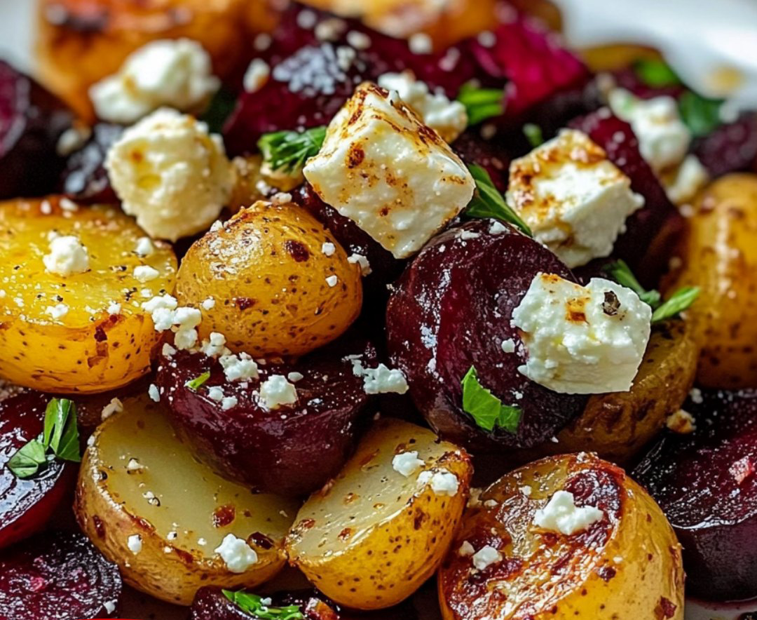 🥔 Kartoffeln mit Rote Bete und Feta – Herzhaft, bunt und gesund!