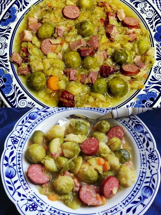 🥣 Rosenkohleintopf mit Kartoffeln – wie unsere Oma es immer gekocht hat 👵💚