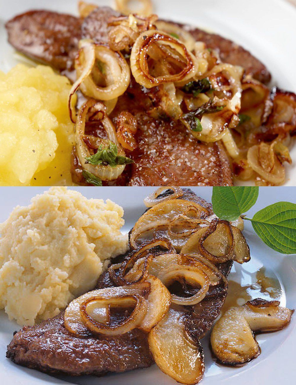 Leber mit Zwiebeln und Salbei – herzhaft, aromatisch und einfach köstlich!