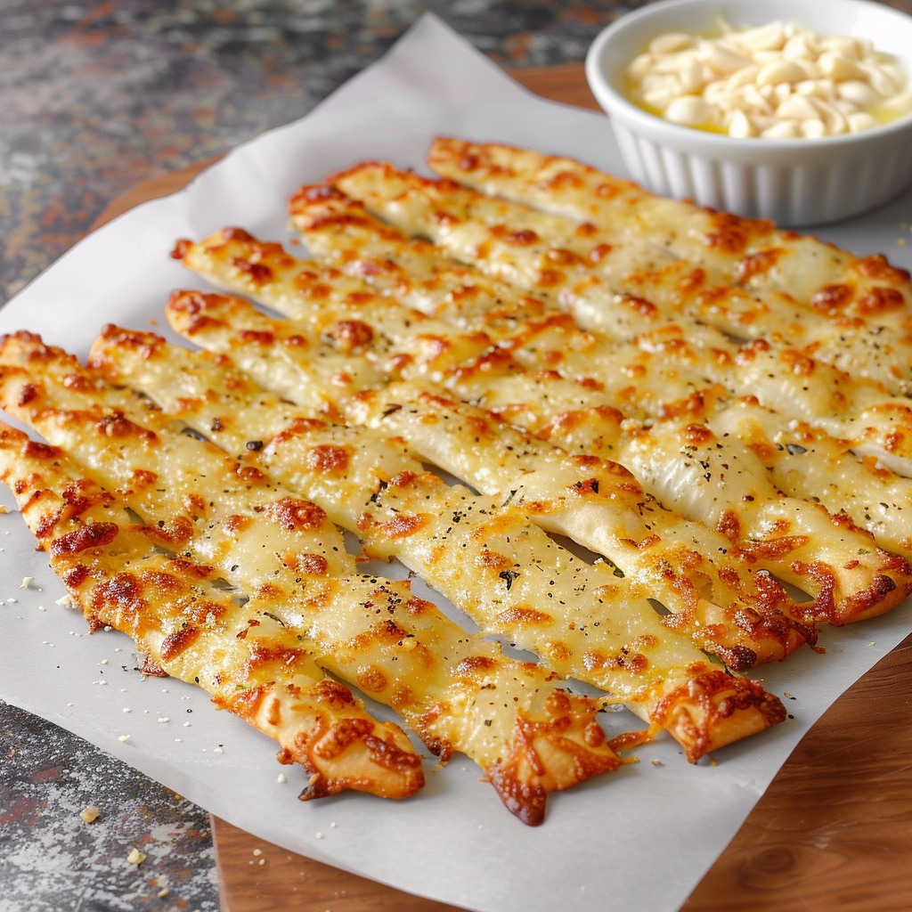 🥖 Schnelle Knoblauchstangen – weich innen, knusprig außen & voller Geschmack! 😋