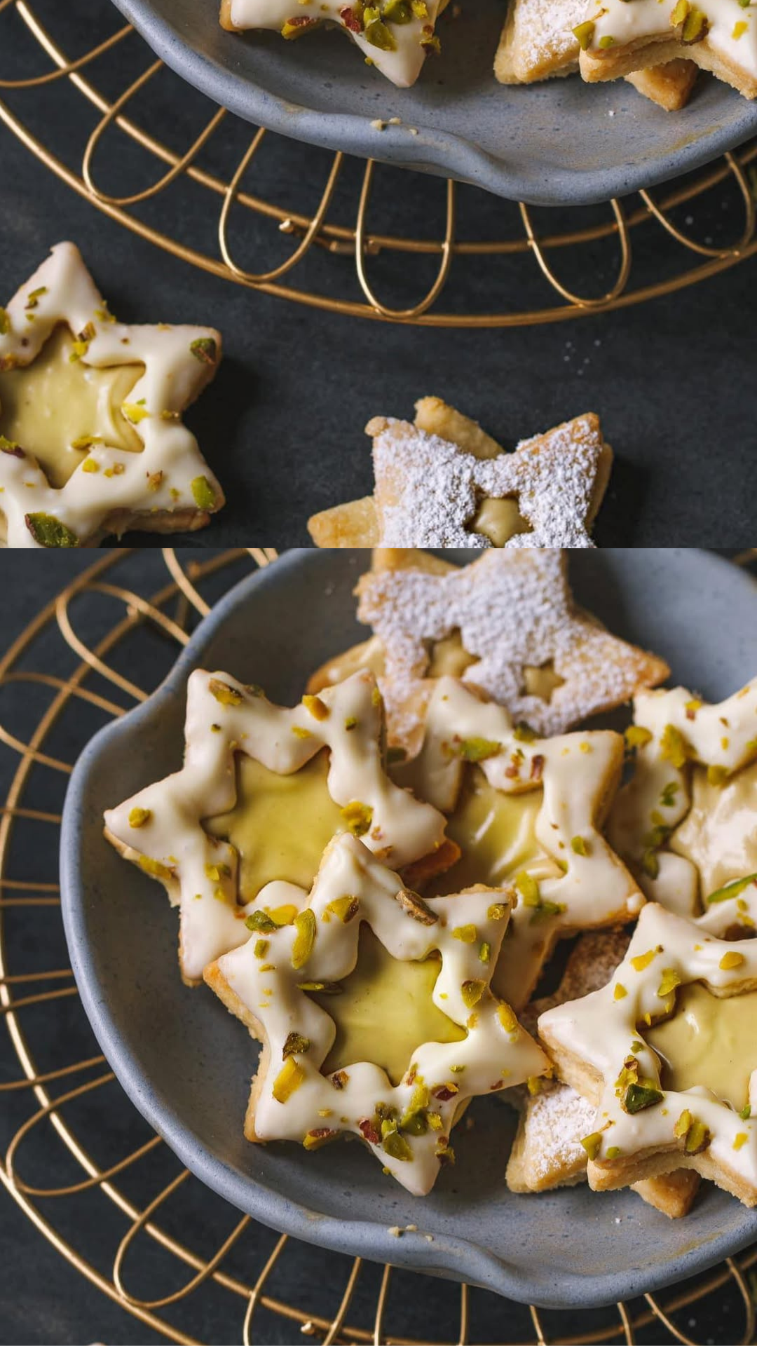 Pistazien-Sterne – Neue Lieblingsplätzchen mit feiner Zitronennote ✨