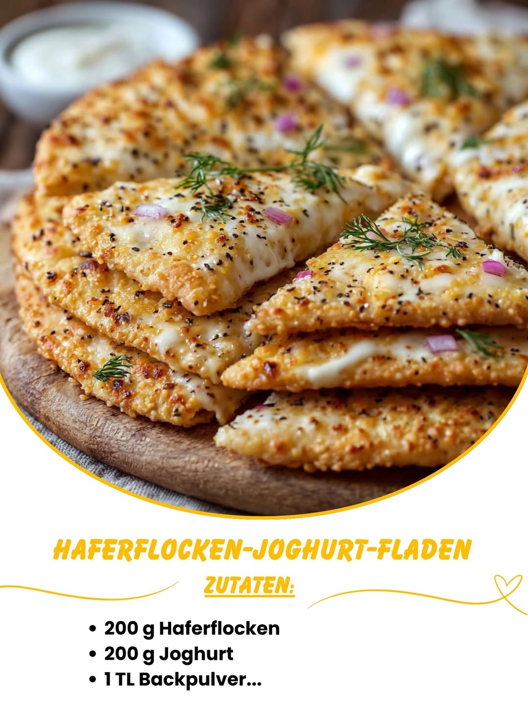 Haferflocken-Joghurt-Fladen – schnell, gesund & unglaublich lecker