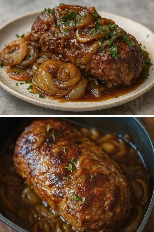 Französischer Zwiebelhackbraten – Ein herzhaftes Rezept für Genießer