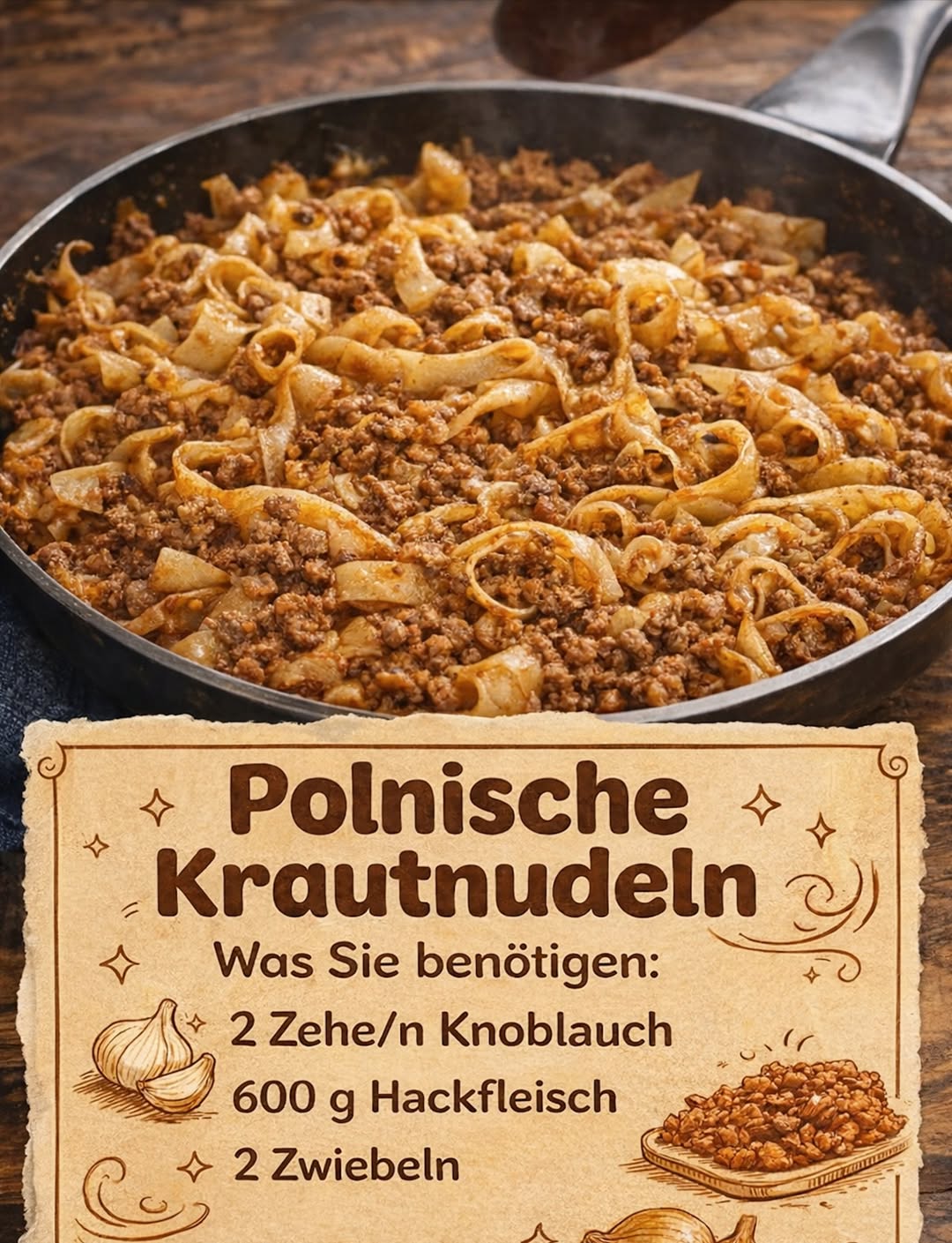 Polnische Krautnudeln – echtes Wohlfühlessen wie bei Oma
