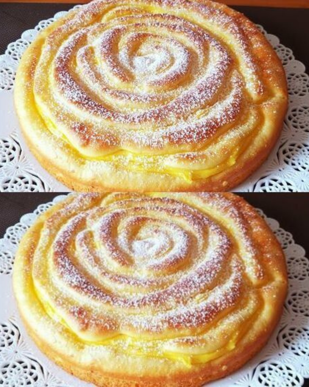 Fantastischer Apfelkuchen mit Vanillepudding – schmilzt im Mund