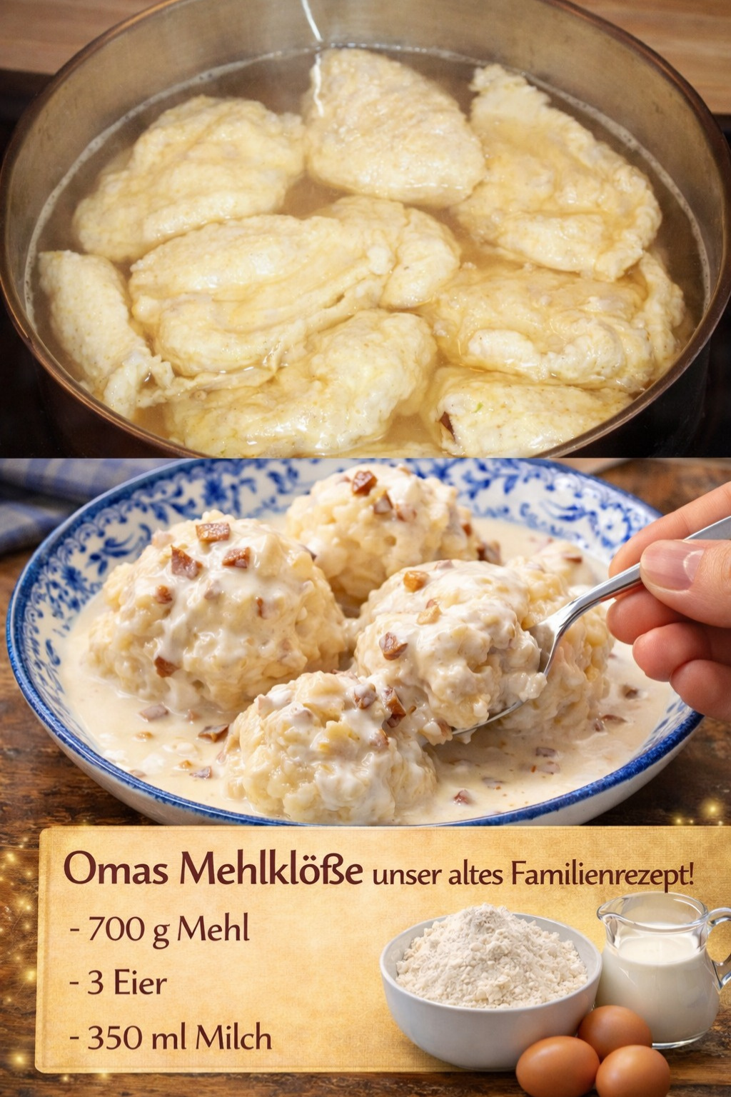 Omas Mehlklöße – unser altes Familienrezept