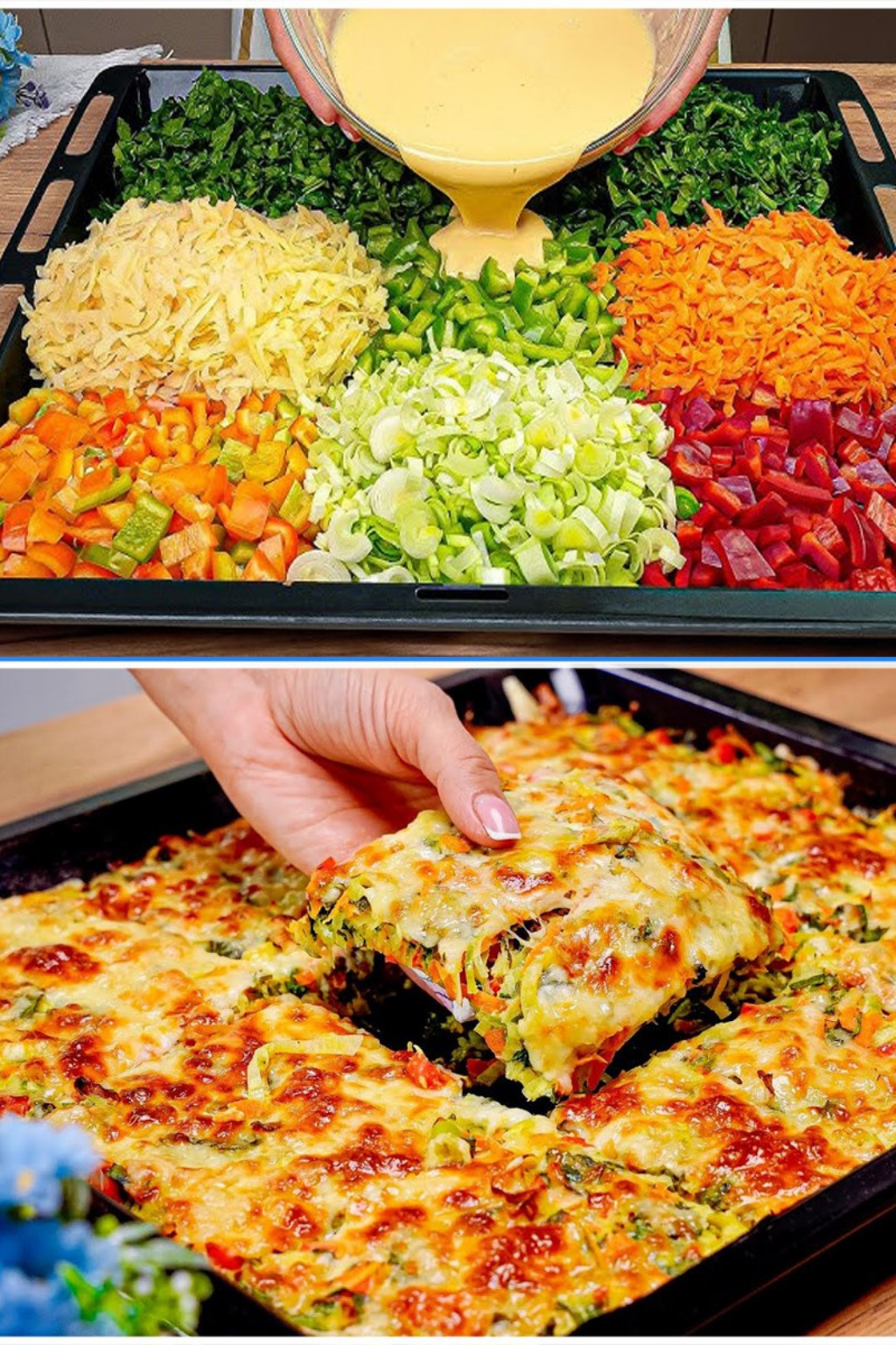 Schnelle Gemüsepizza mit Joghurtsauce