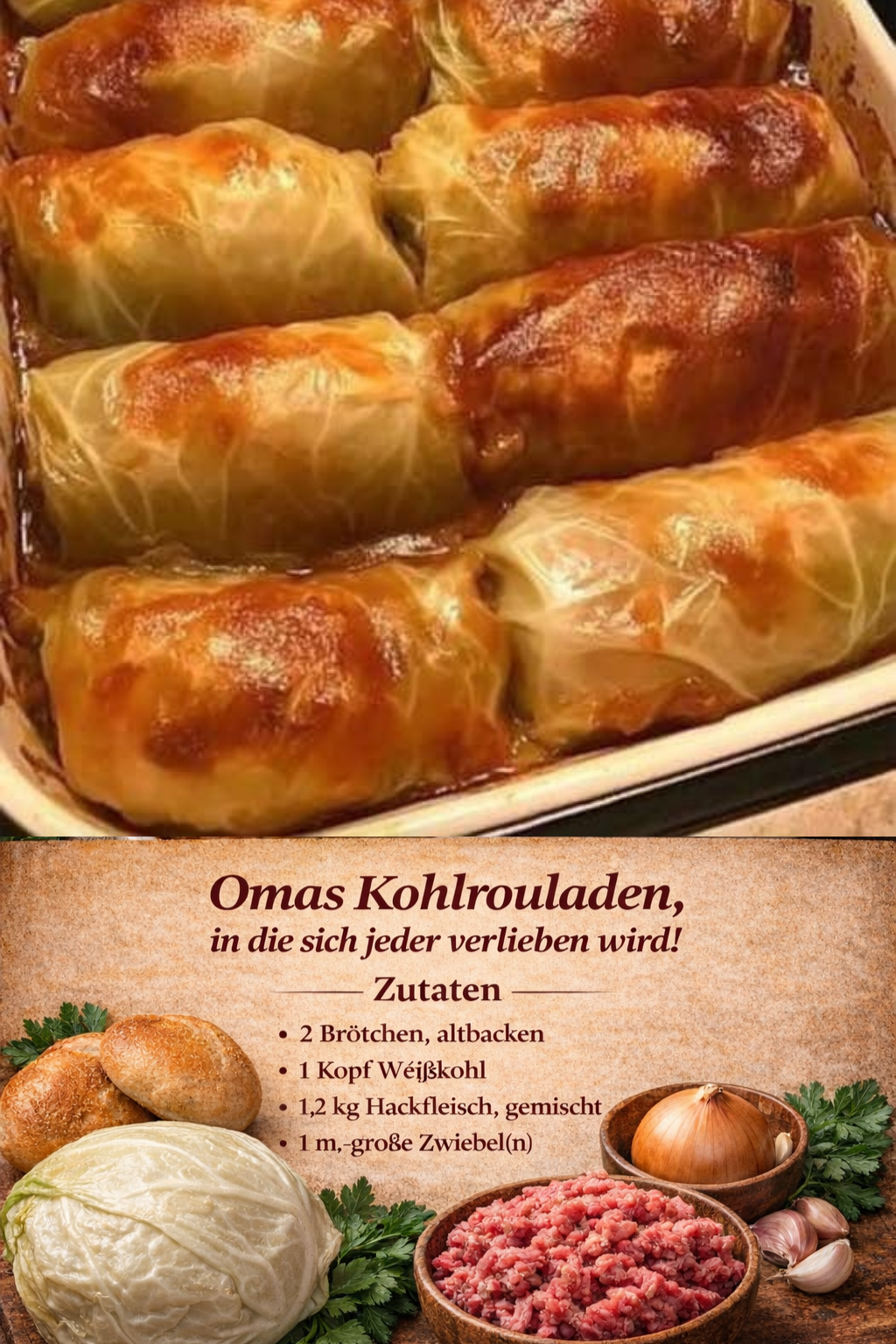 Omas herzhafte Kohlrouladen – So schmeckt Heimat